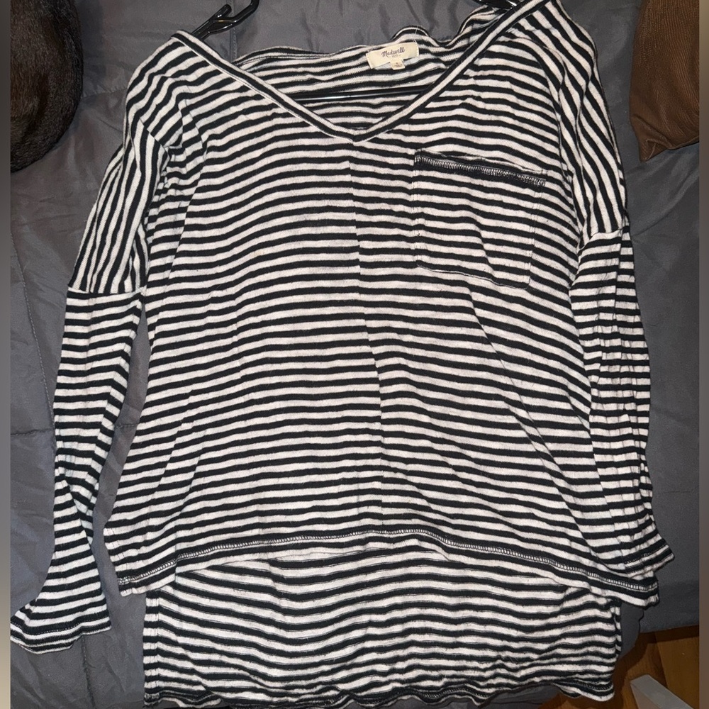 Madewell Striped Sweater Top Small